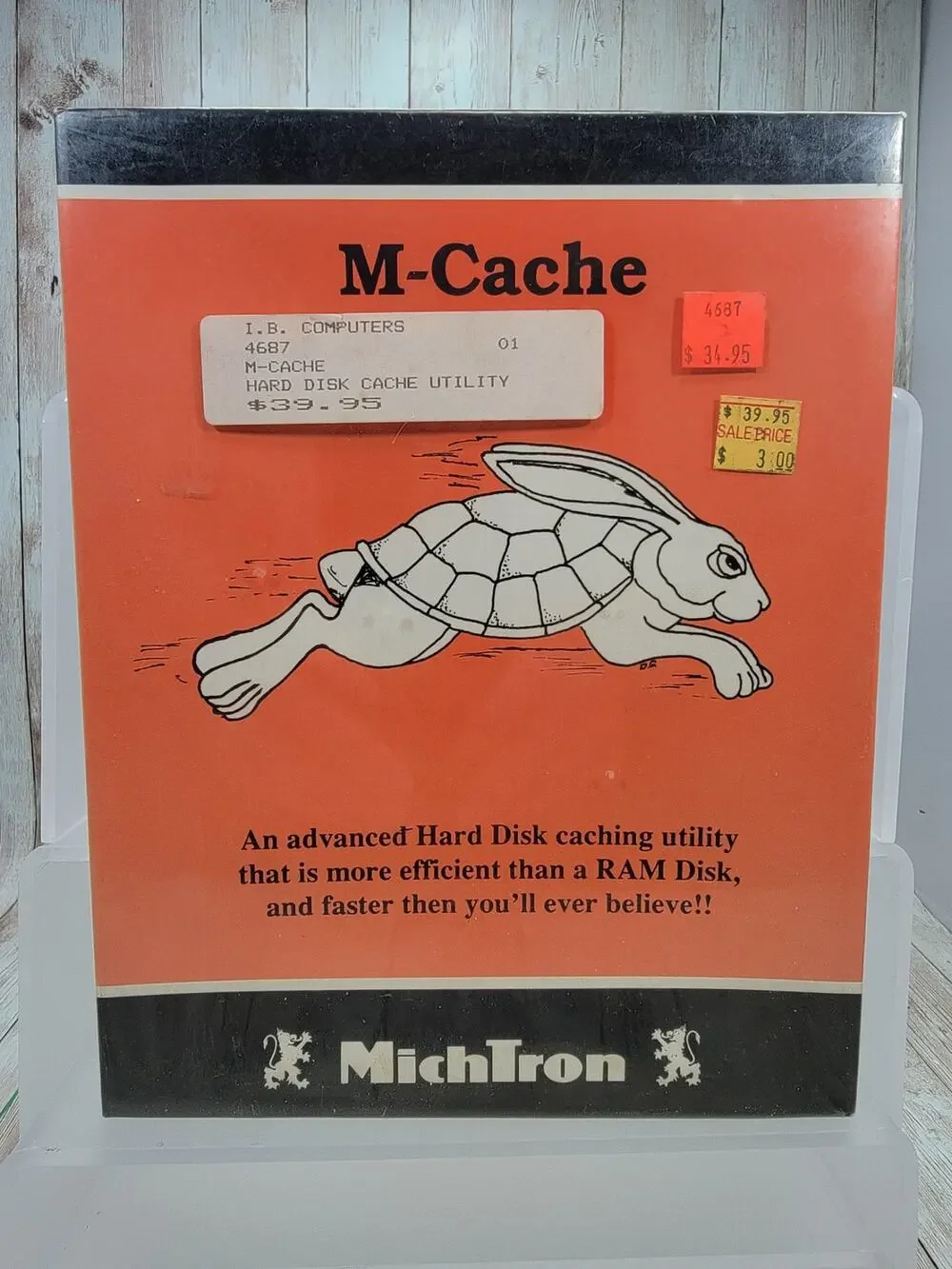 Atari ST Genuine Vintage MICHTRON M-CACHE Hard Disk Caching Utility Software